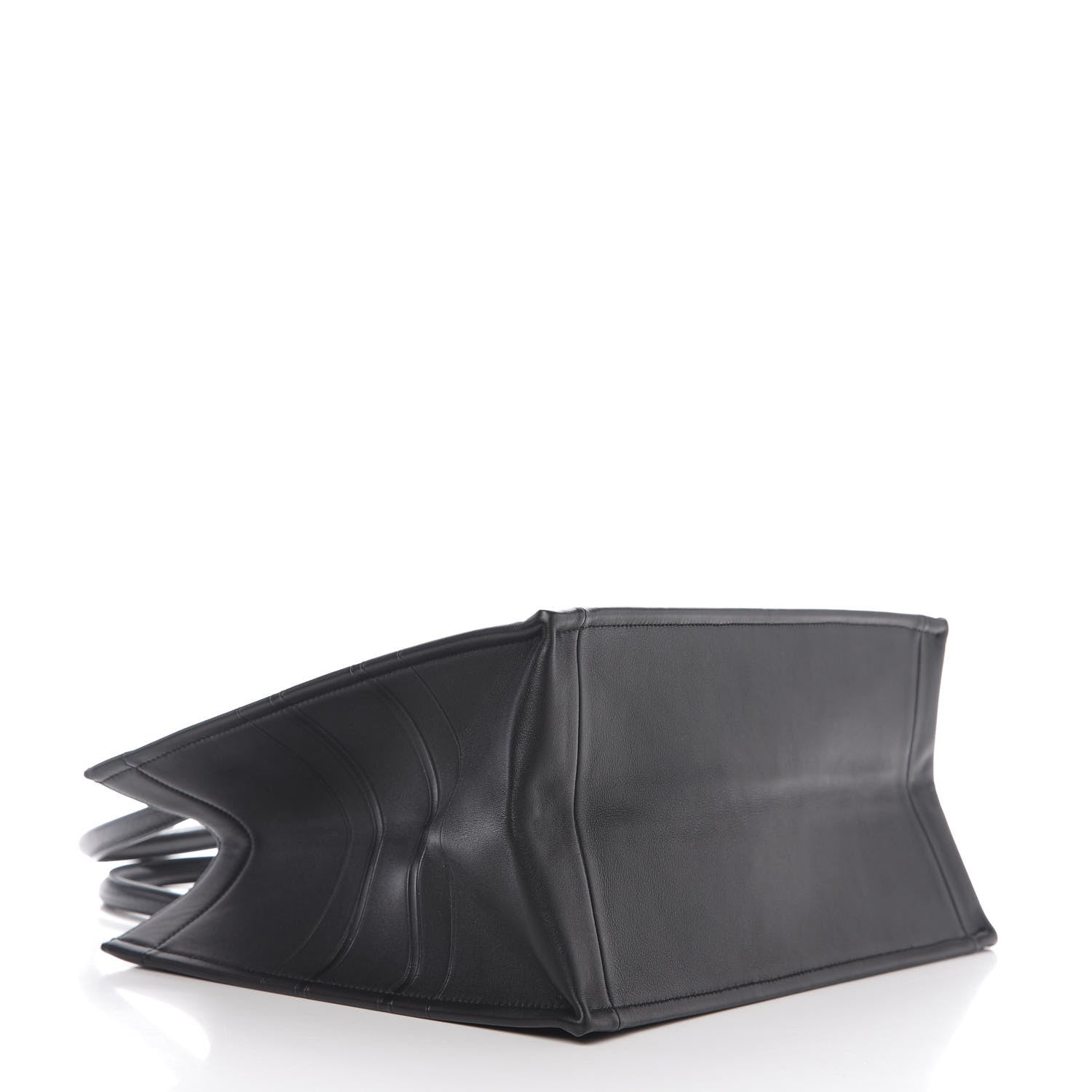 Christian Dior Calfskin Embossed Medium Book Tote Black 3 of 10