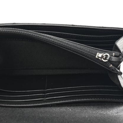 Chanel Caviar Quilted Long Boy Flap Wallet Black 6 of 10