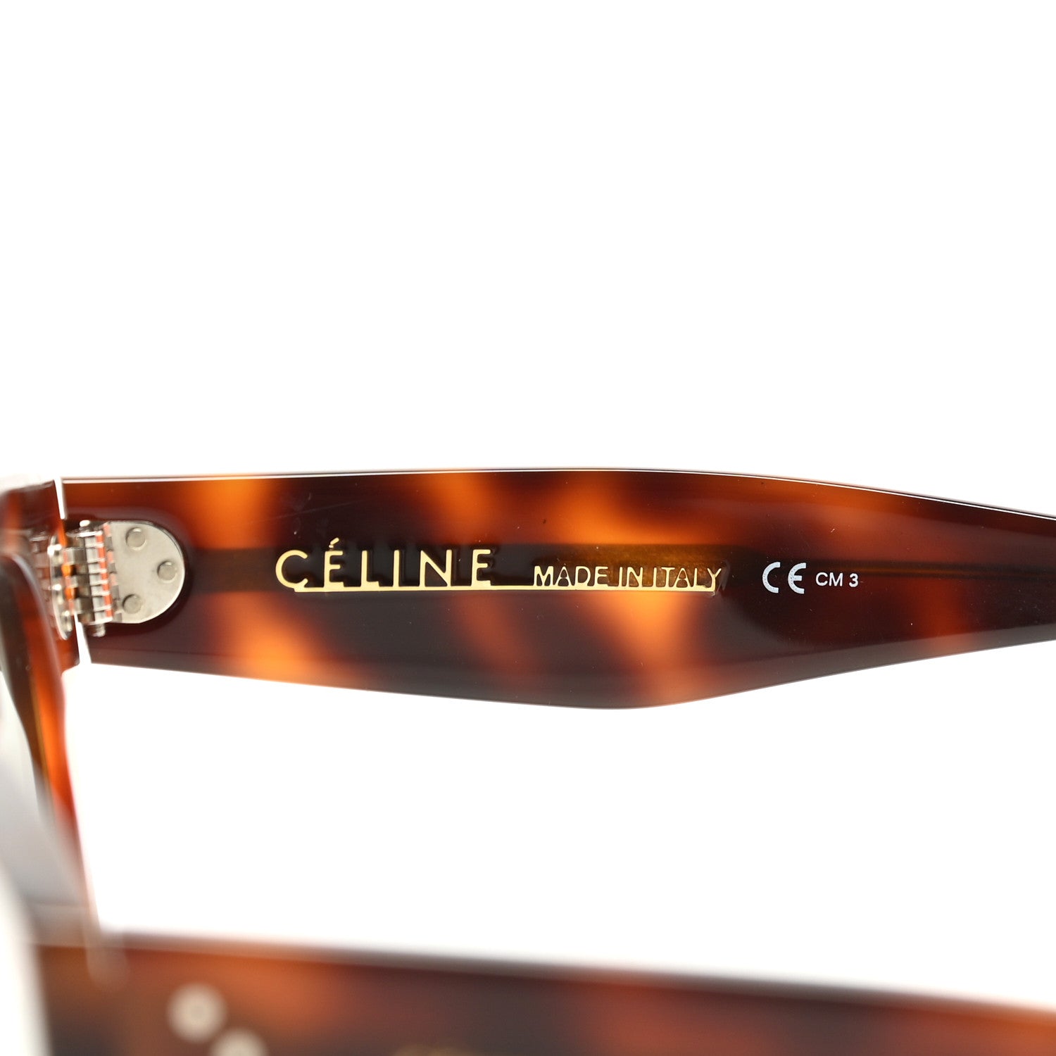 Celine Thin Preppy Sunglasses CL41049/S Tortoise 5 of 7