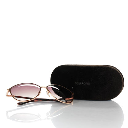 Tom Ford Penelope Vintage Round Sunglasses TF320 Brown 5 of 5