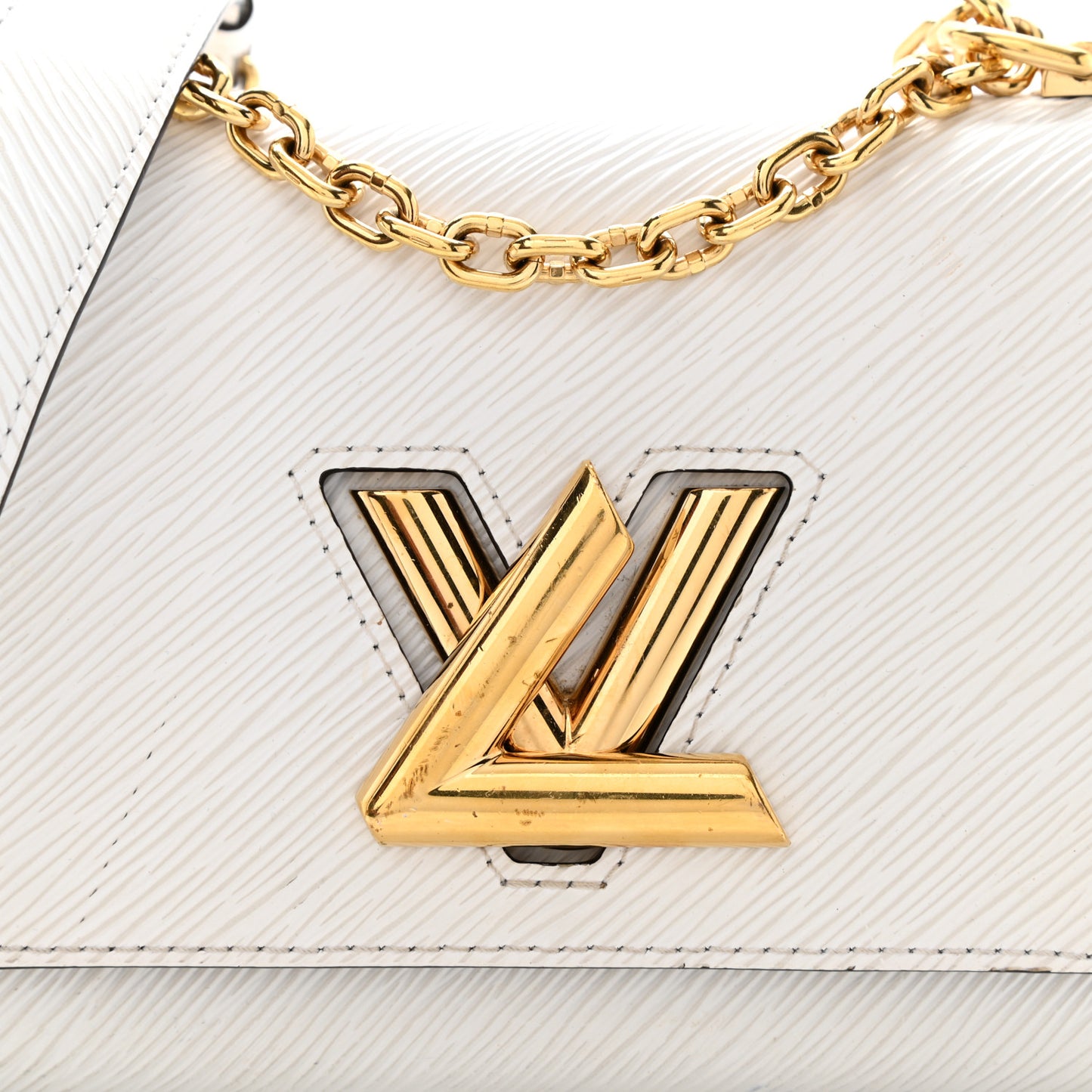 Epi Twist Shoulder Bag PM White