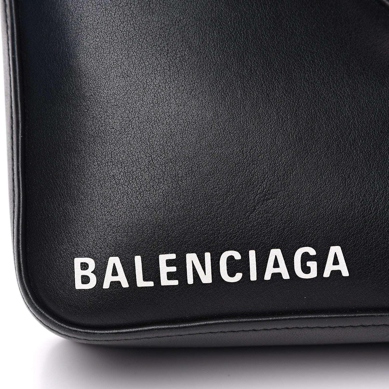 Balenciaga Calfskin XS Triangle Duffle Black 10 of 10