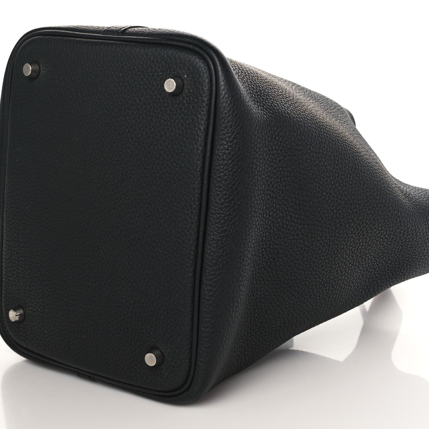 Hermes Taurillon Clemence Picotin Lock 22 MM Black 8 of 9