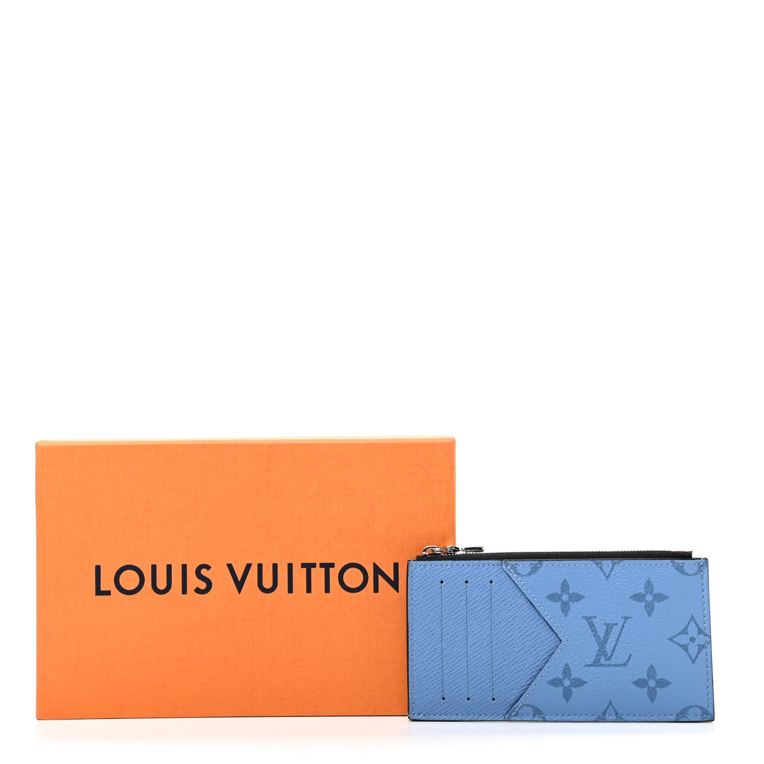 Louis Vuitton Taigarama Coin Card Holder Denim 7 of 7