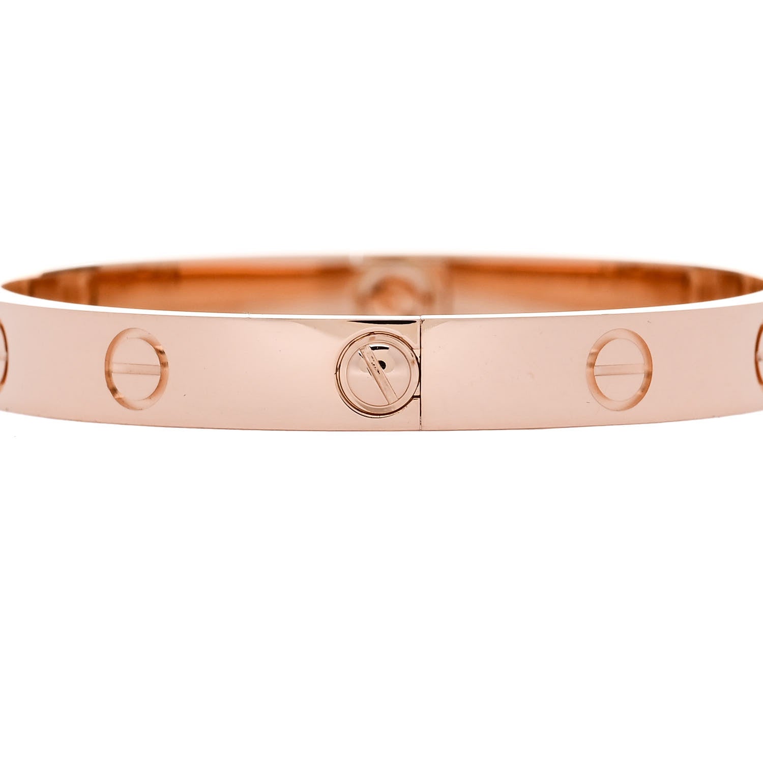 Cartier 18K Pink Gold LOVE Bracelet 16 5 of 9