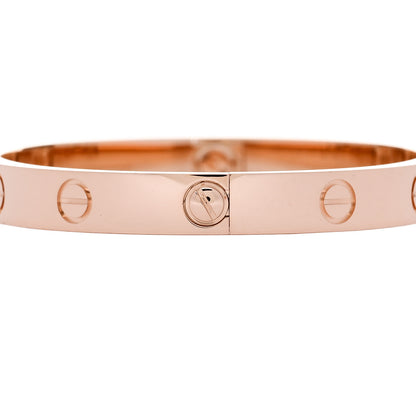 Cartier 18K Pink Gold LOVE Bracelet 16 5 of 9