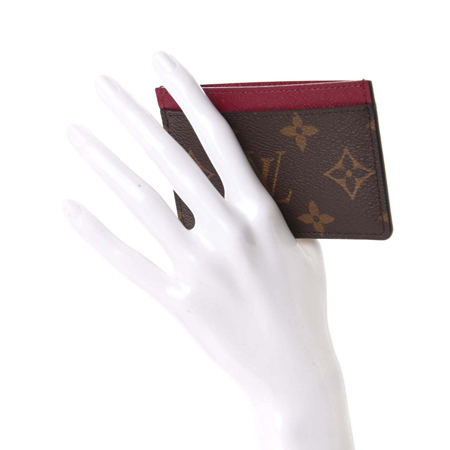 Monogram Card Holder Fuchsia