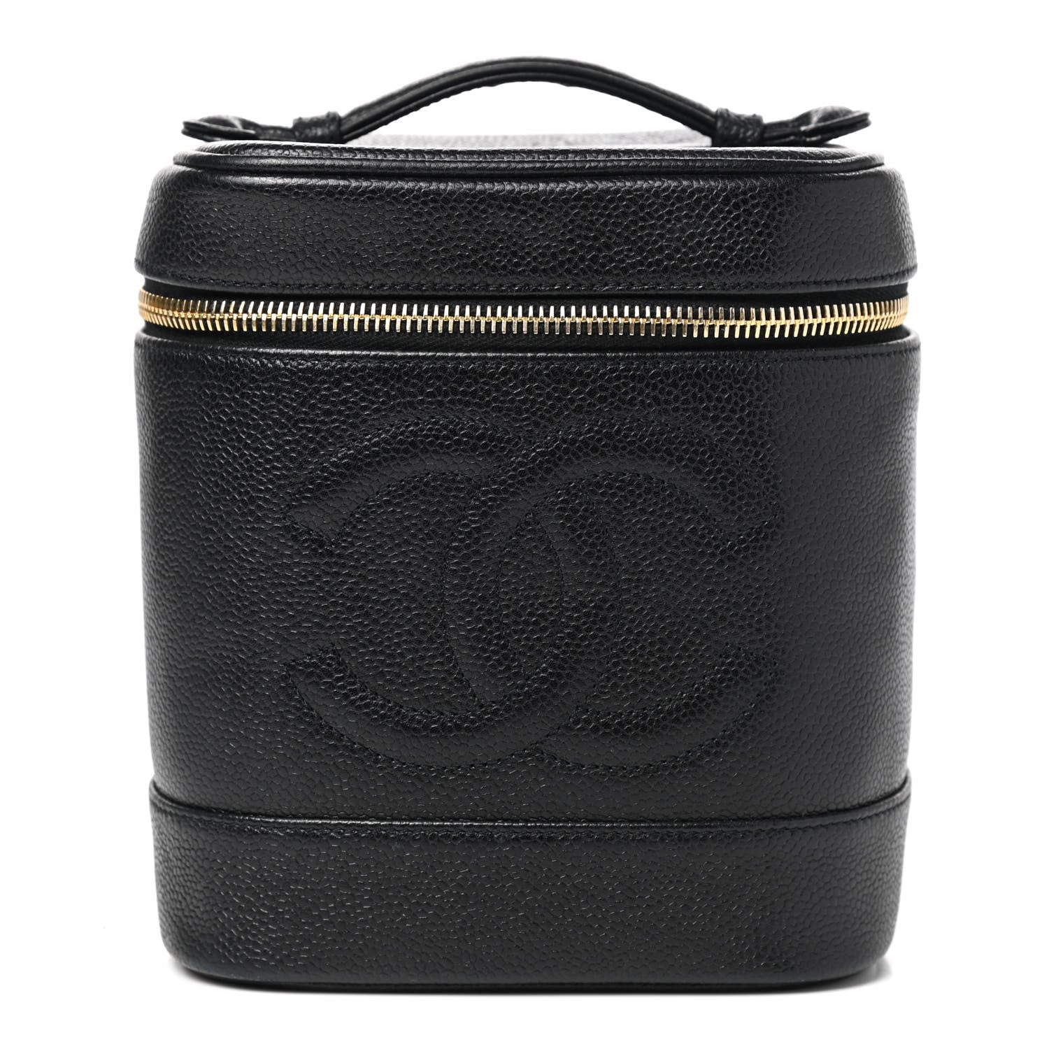 Chanel Caviar Vanity Cosmetic Case Black 1 of 13