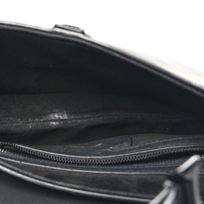 Christian Dior Ultra Matte Calfskin Saddle Bag Black 5 of 13
