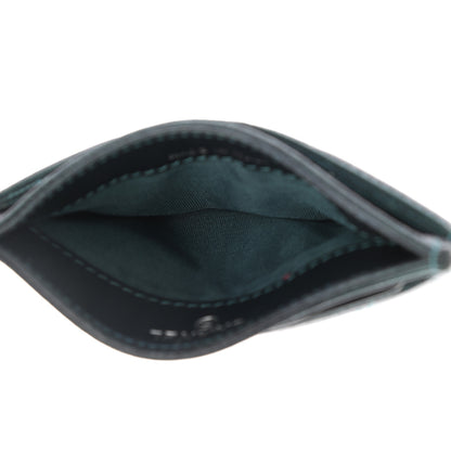 Chanel Iridescent Caviar Quilted Filigree Card Holder Dark Turquoise 5 of 8