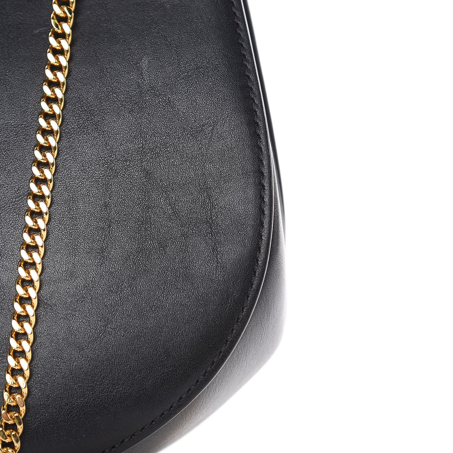 Suede Smooth Calfskin Drew Shoulder Bag Black