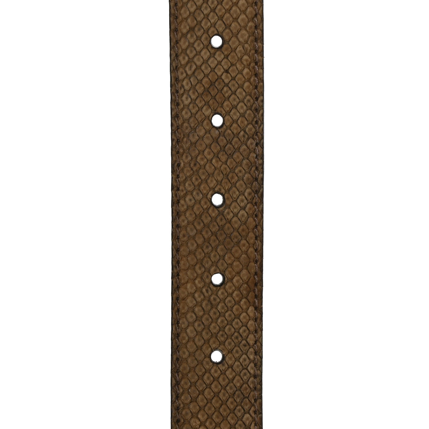 Gucci Python Sculpted GG Belt 85 34 Brown 5 of 6