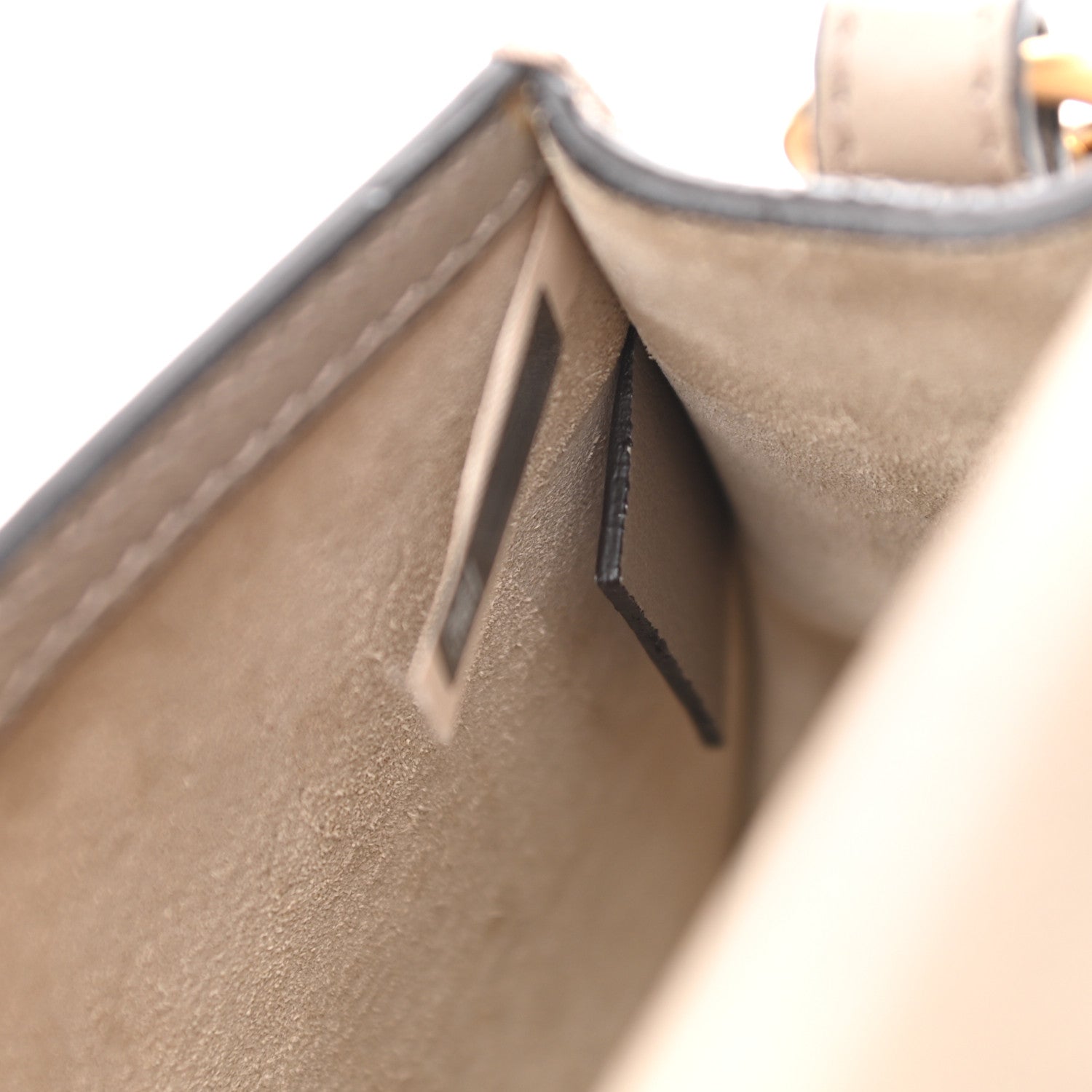 Chloe Calfskin Suede Small Nile Bracelet Bag Motty Grey 7 of 11