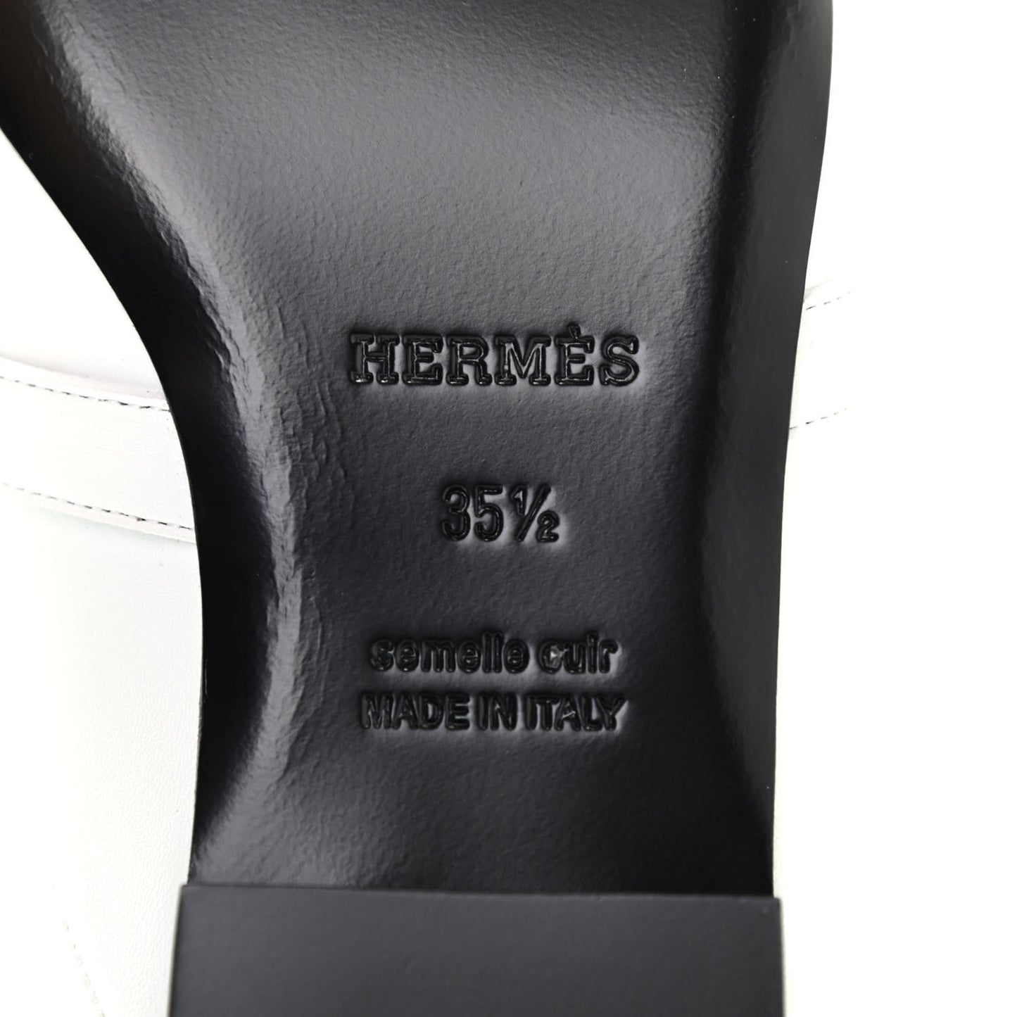 Calfskin Oz Mules 35.5 White