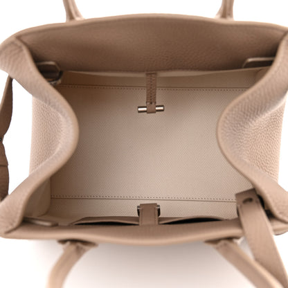 The Row Grained Calfskin Soft Margaux 10 Bag Silk 5 of 9