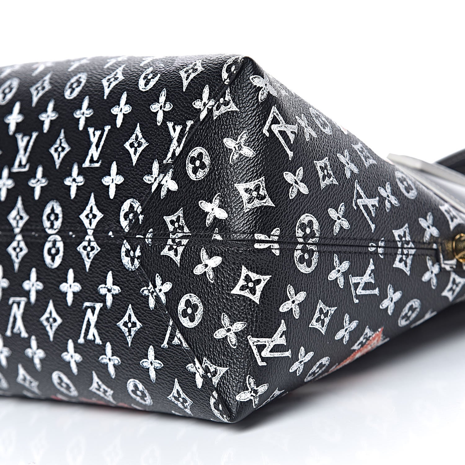 Louis Vuitton Calfskin Catogram Alma Souple MM Black 11 of 11