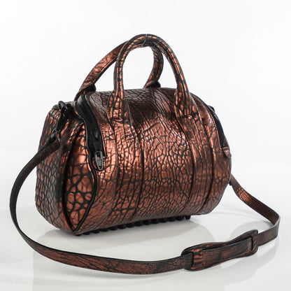 Alexander Wang Lambskin Rockie Bronze Matte Black Hardware 4 of 10