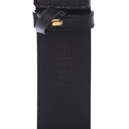 Gucci Calfskin Double G 40mm Belt 80 32 Black 5 of 5