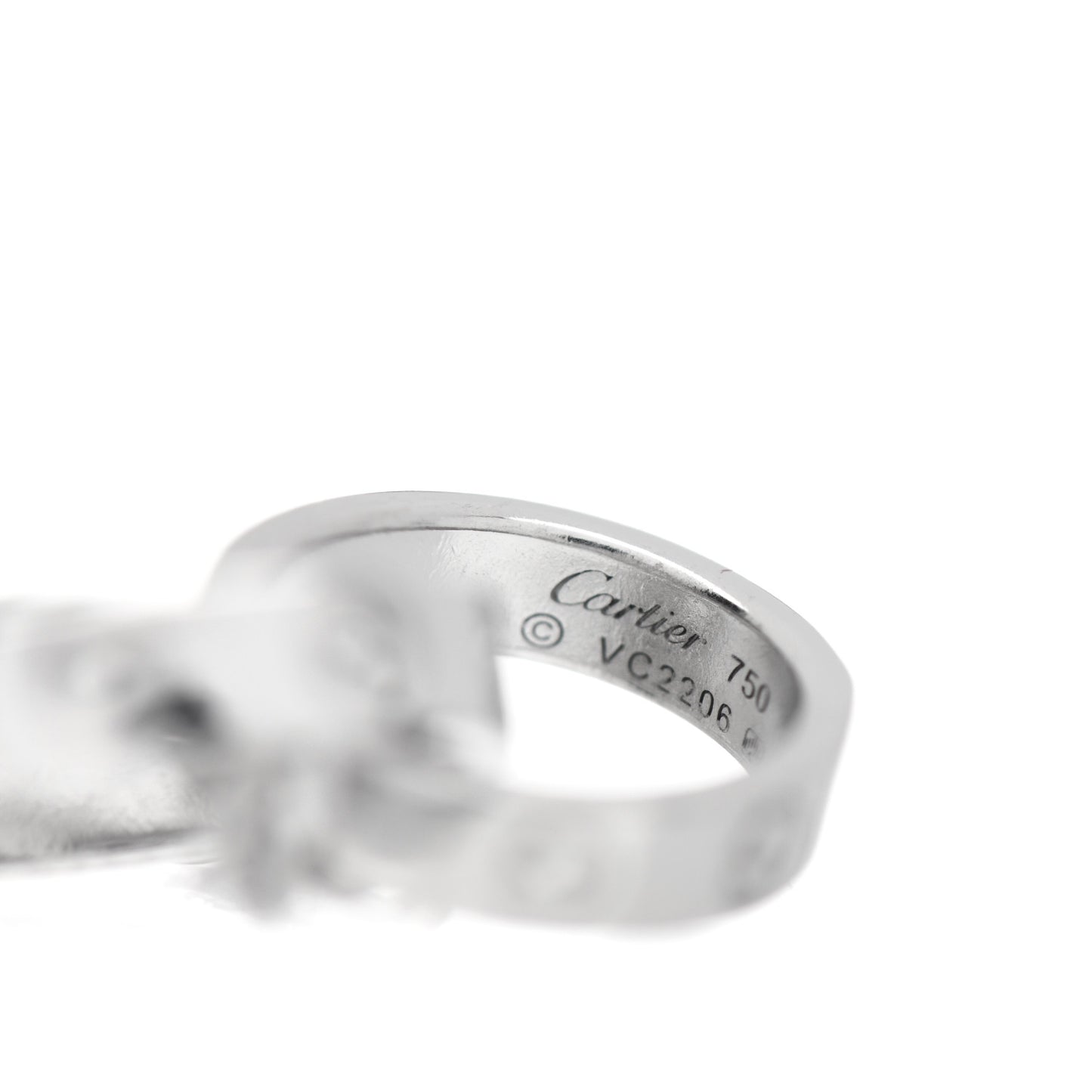 18K White Gold Interlocking LOVE Bracelet