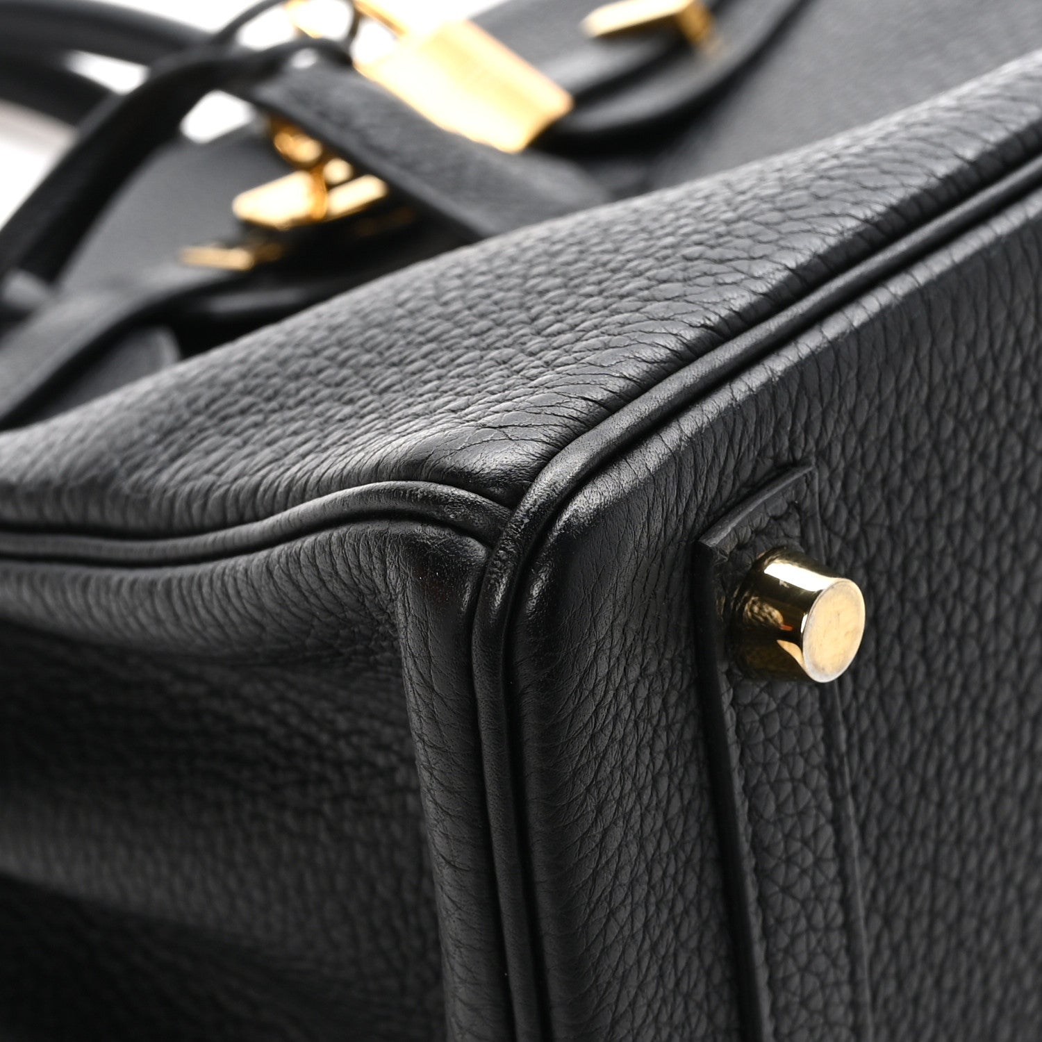 Hermes Togo Birkin 25 Black 9 of 13