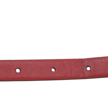 Valentino Garavani Calfskin Rockstud Belt 80 32 Red 5 of 9