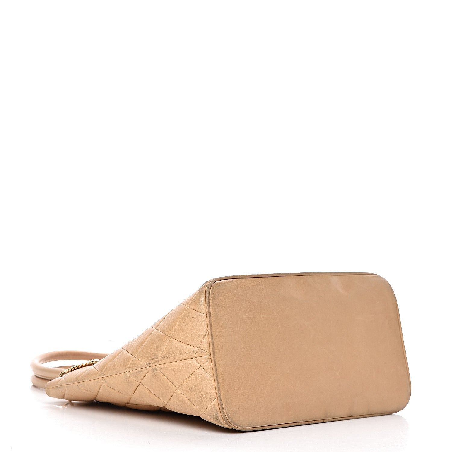 Chanel Lambskin Quilted Medallion Tote Beige 4 of 27