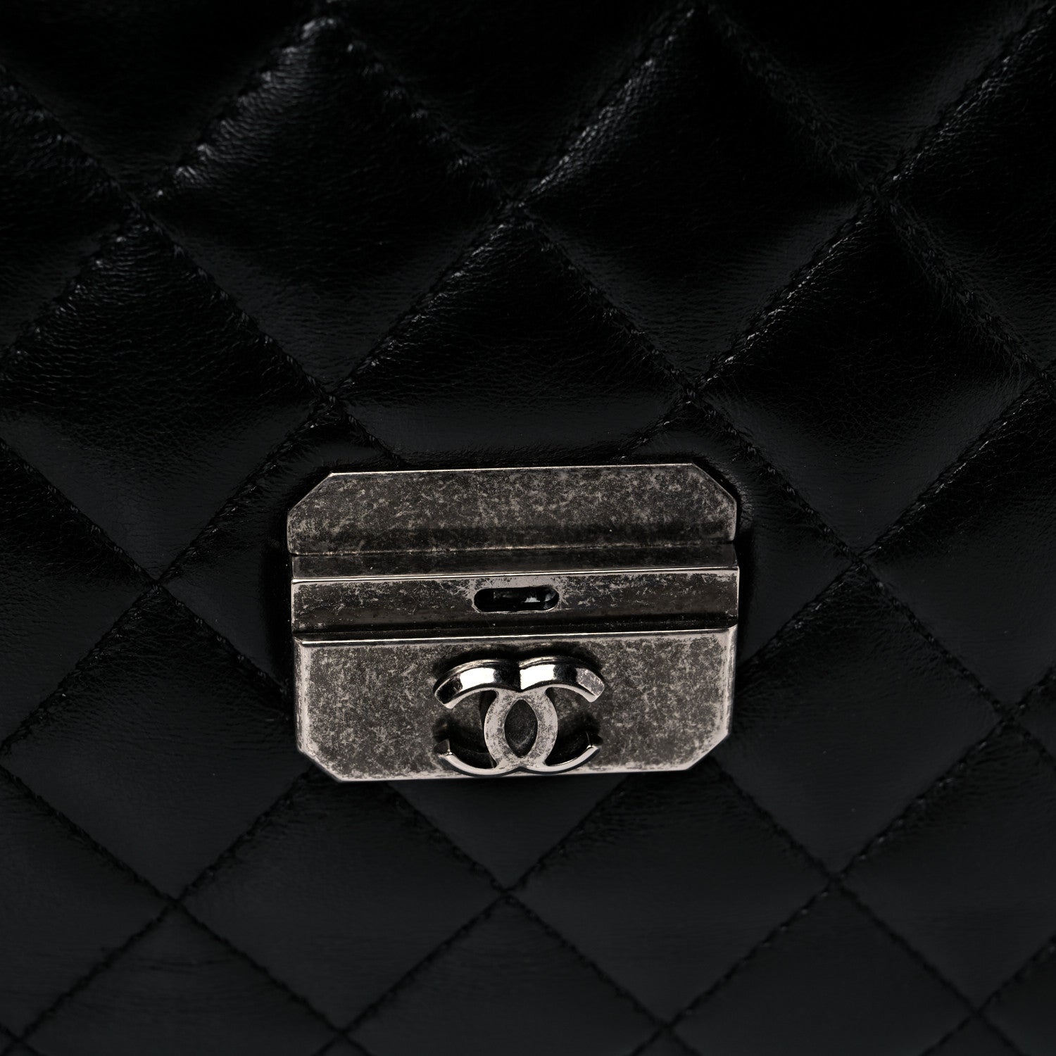 Chanel Calfskin Quilted Large Mad About Quilting Flap Black 16 of 19