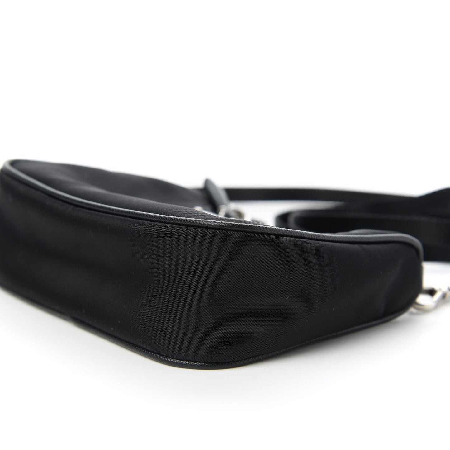 Tessuto Nylon Mini Re-Edition 2000 Shoulder Bag Black