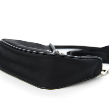 Prada Tessuto Nylon Mini Re-Edition 2000 Shoulder Bag Black 7 of 11