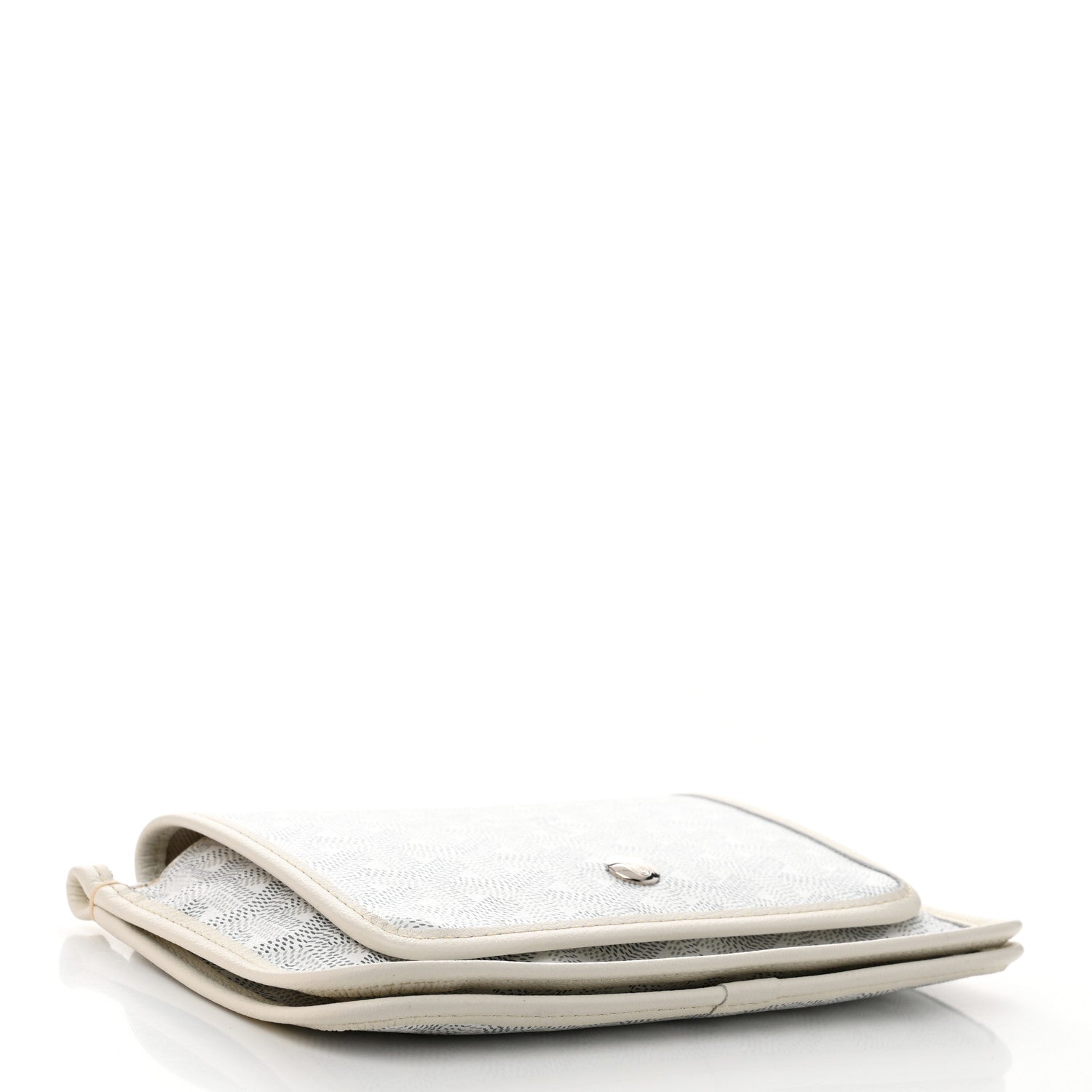 Goyard Goyardine Plumet Wallet Clutch White 4 of 9