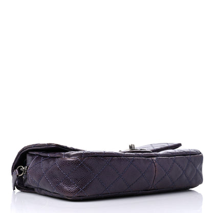 Chanel Iridescent Caviar Quilted Small Chic Flap Dark Purple 3 of 10