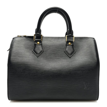 Louis Vuitton Epi Speedy 25 Black 1 of 8