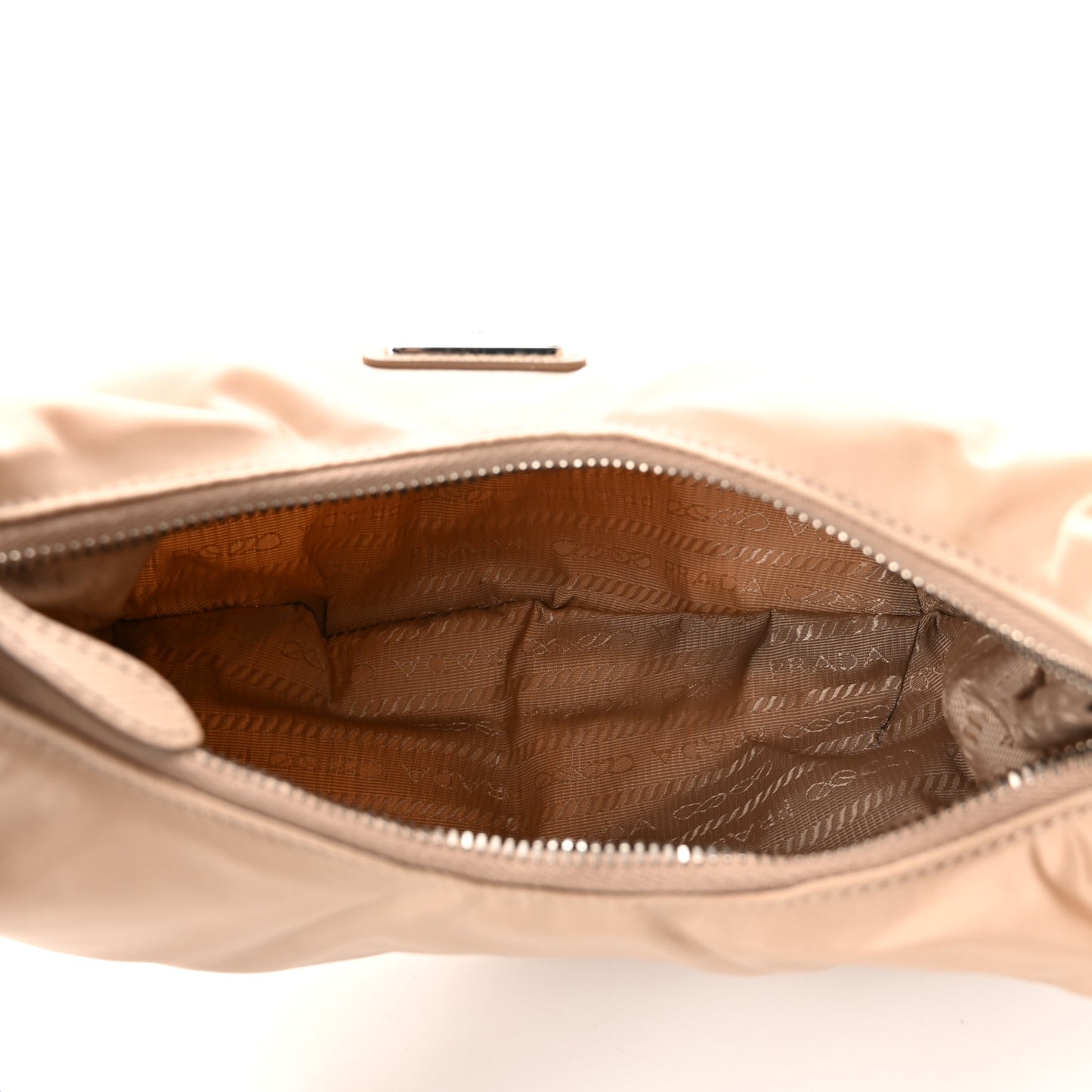 Tessuto Nylon Saffiano Re-Edition 2006 Shoulder Bag Cammeo