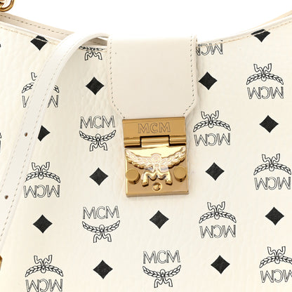 MCM Visetos Patricia Hobo White 9 of 12