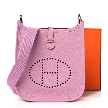 Hermes Taurillon Clemence Evelyne TPM Mauve Sylvestre 6 of 6