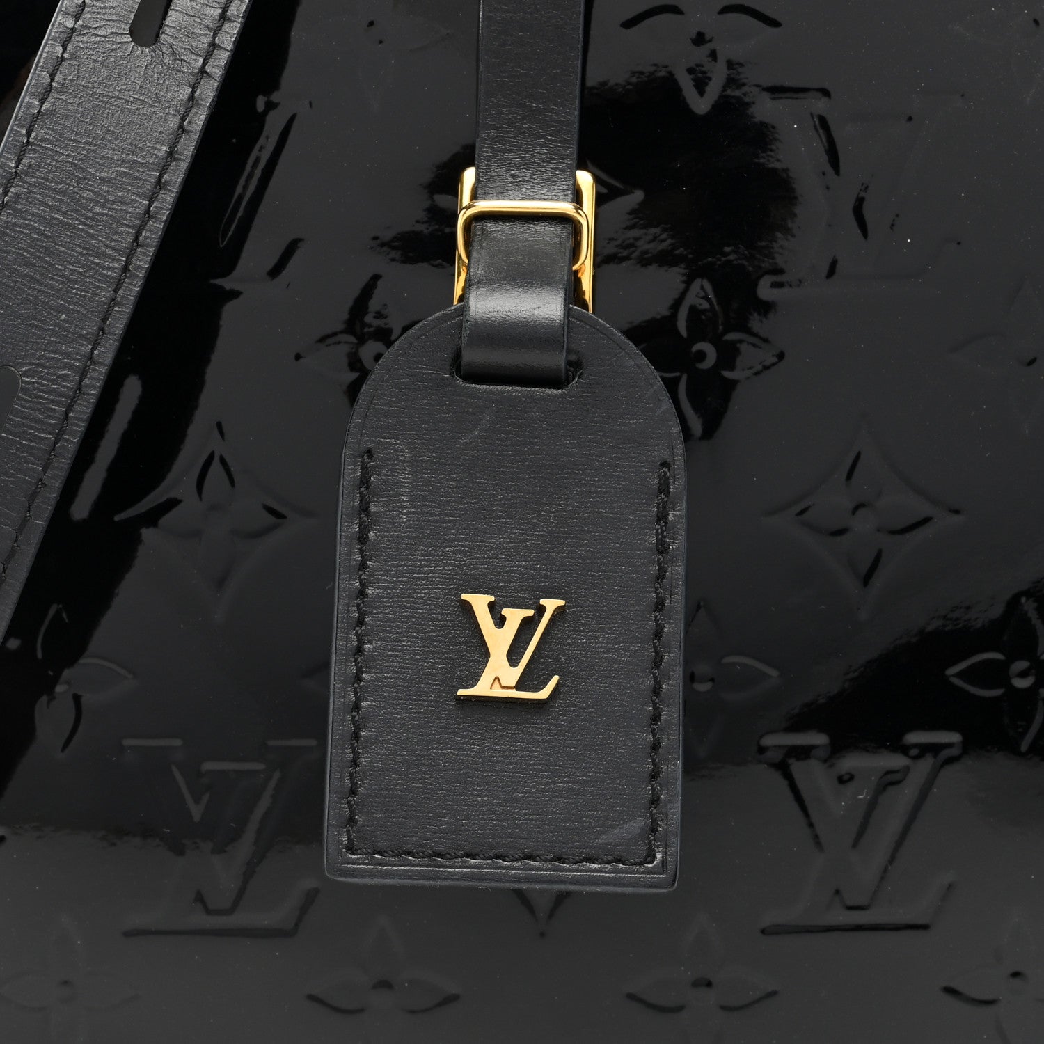 Louis Vuitton Vernis Boite Chapeau Souple MM Black 7 of 9