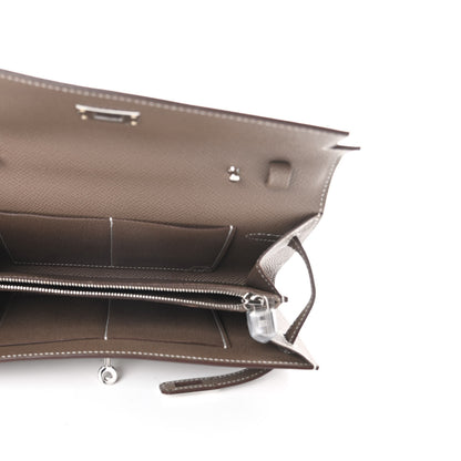 Hermes Epsom Kelly Wallet To Go Etoupe 5 of 11