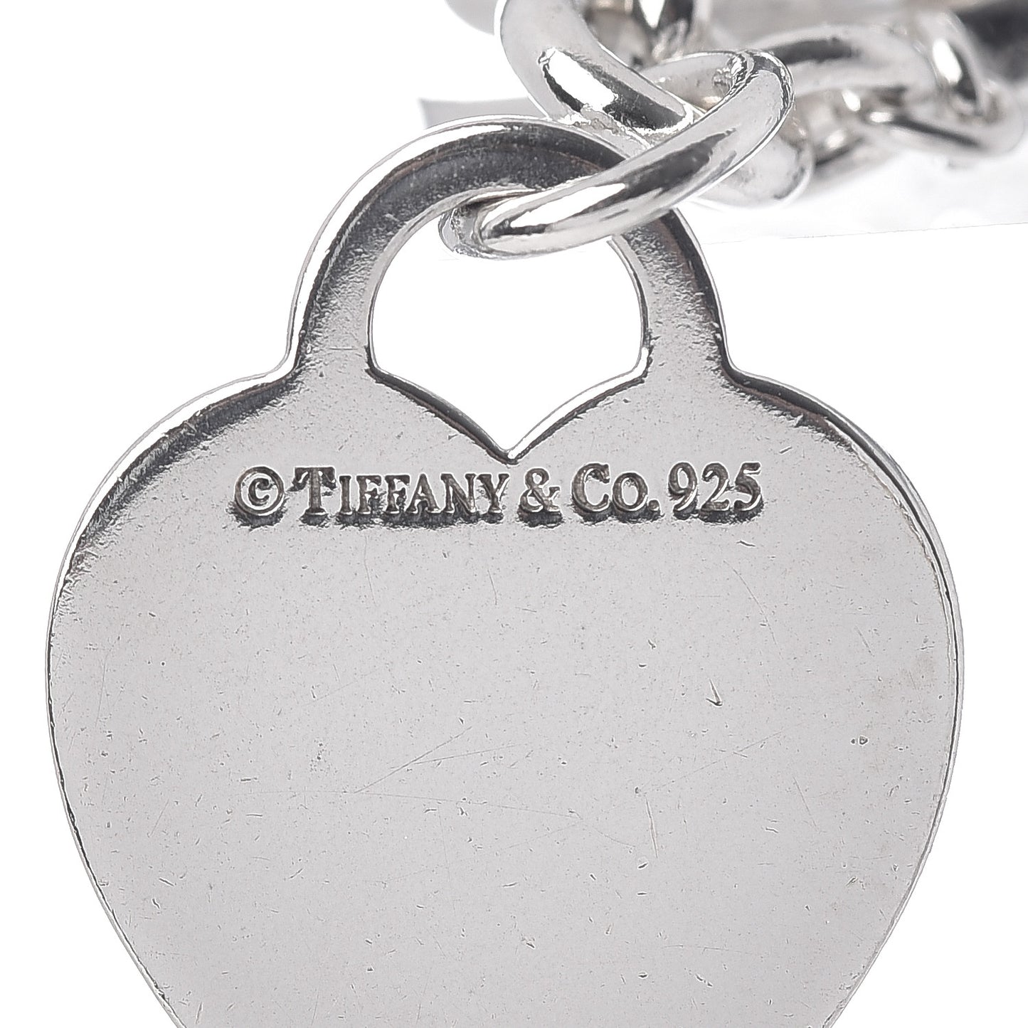 Sterling Silver Heart Tag Toggle Bracelet