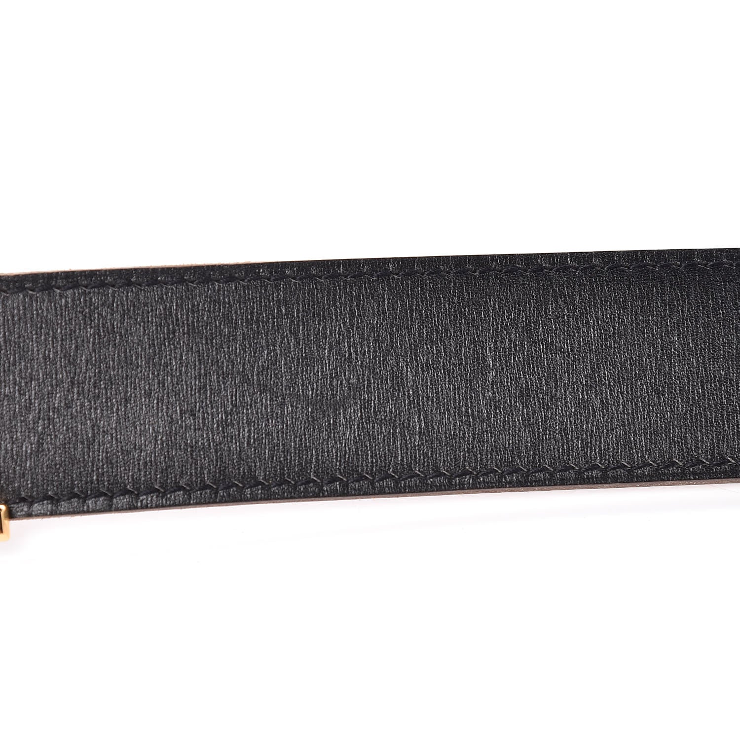 Hermes Box Togo 32mm H Belt 70 Black Gold 8 of 10