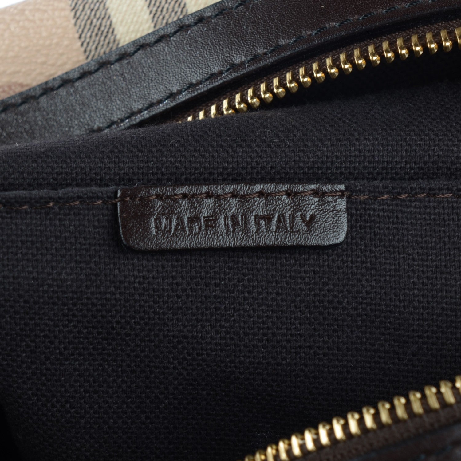 Burberry Haymarket Check Small Bowler Chocolate 7 of 8