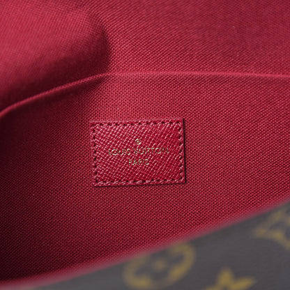 Louis Vuitton Monogram Pochette Felicie Chain Wallet Fuchsia 6 of 8