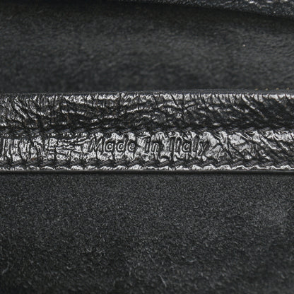 Celine Crinkled Patent Calfskin Medium Phantom Luggage Black 7 of 10