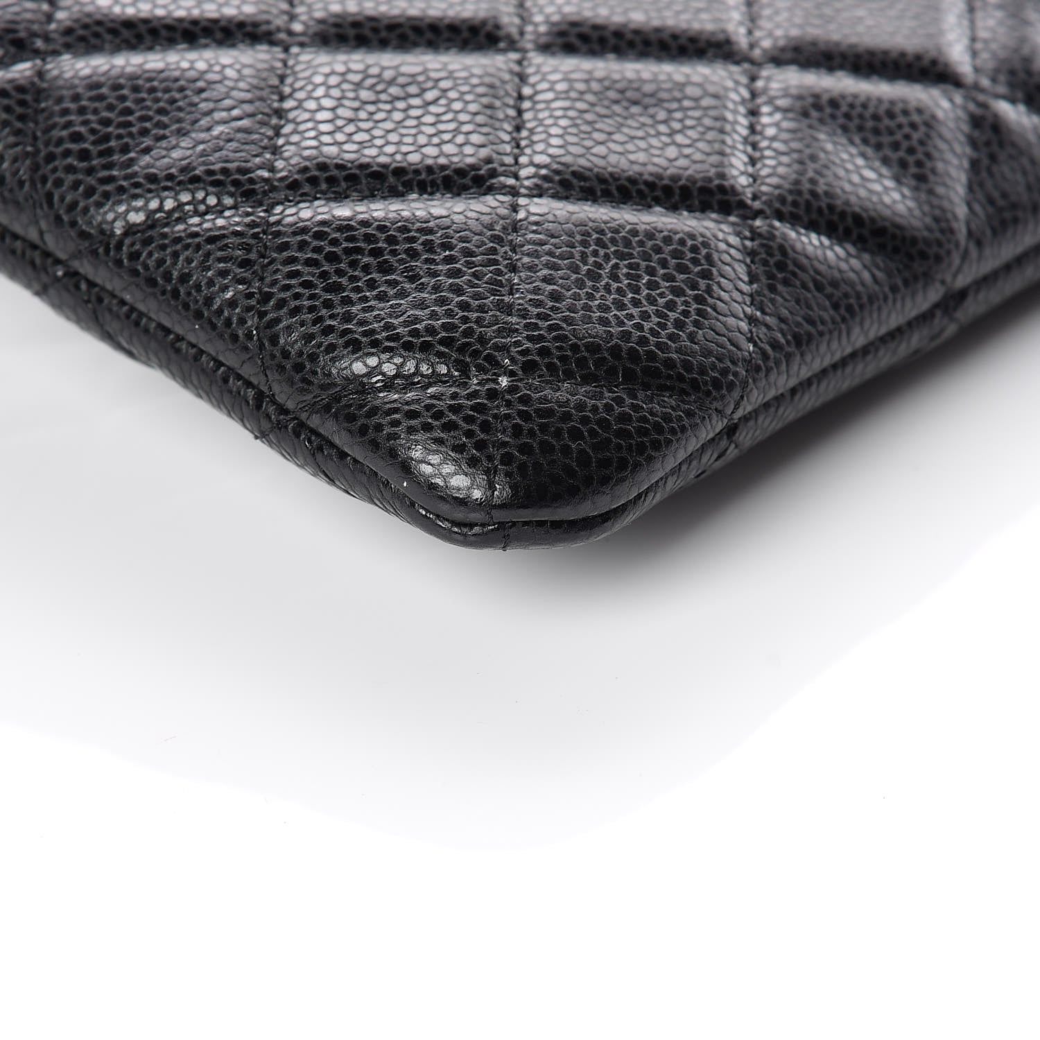 Chanel Caviar Quilted Medium Cosmetic Case Black 6 of 10