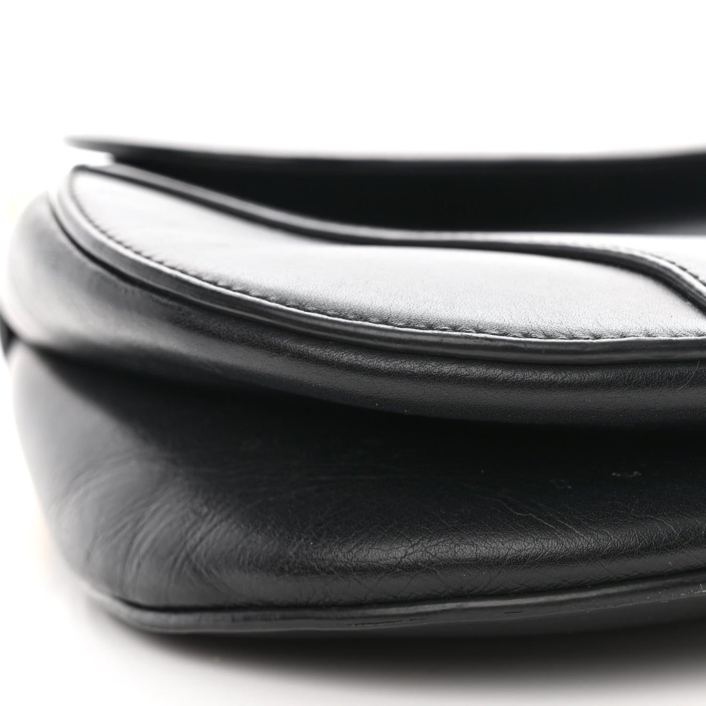 Calfskin Saddle Bag Black