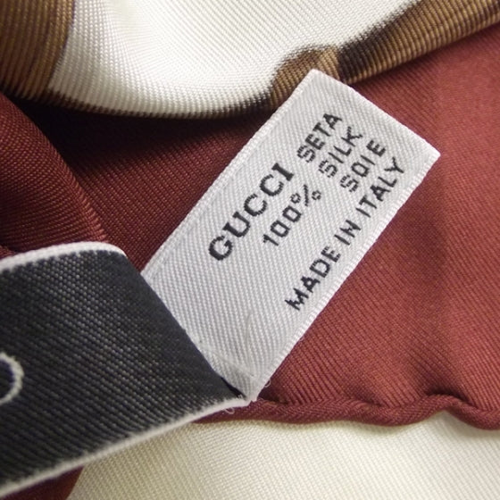 Silk Briglie Scarf Burgundy