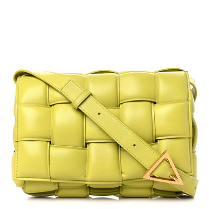 Bottega Veneta Nappa Maxi Intreccio Padded Cassette Crossbody Bag Kiwi 1 of 8