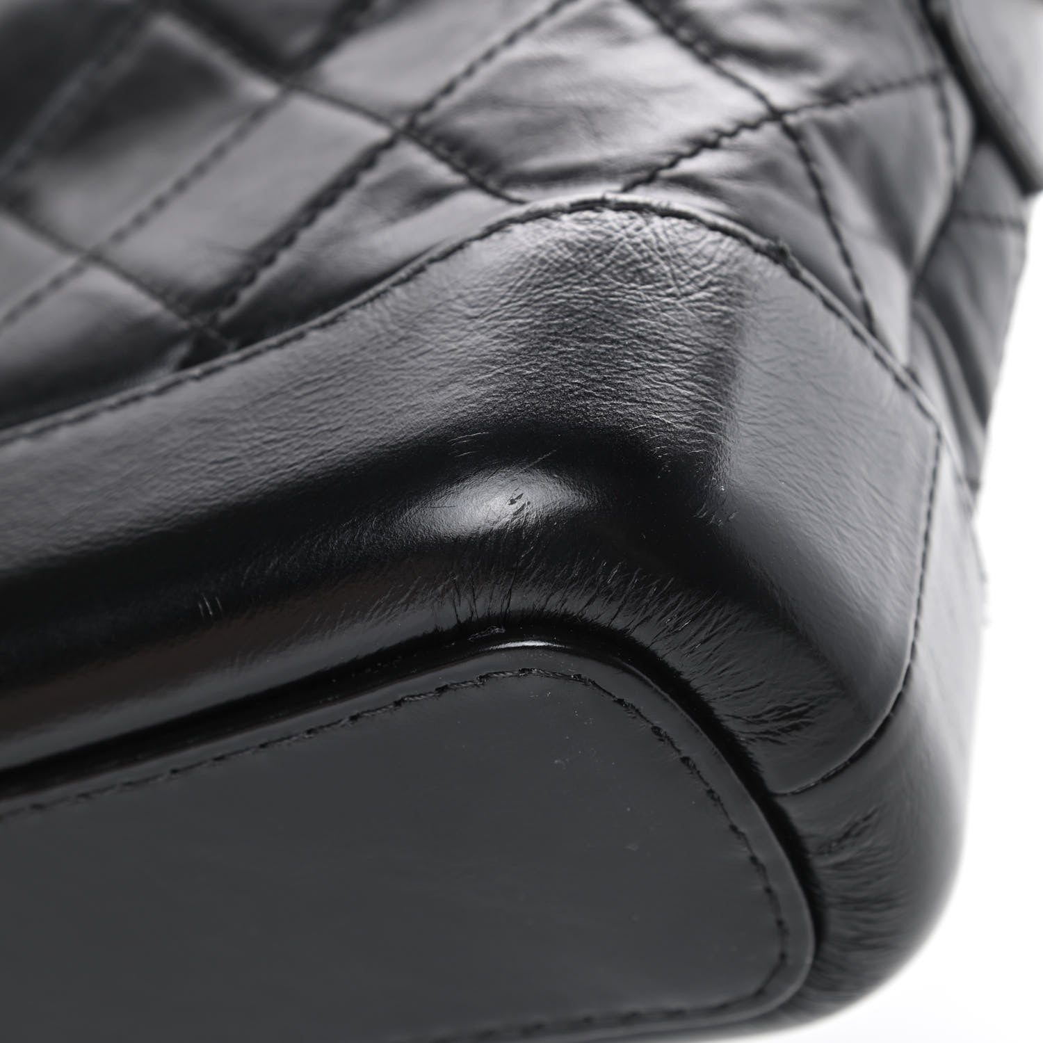 Chanel Aged Calfskin Quilted Small Gabrielle Hobo Black 11 of 13