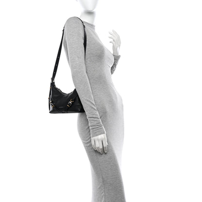 Givenchy Tumbled Calfskin Mini Voyou Boyfriend Party Bag Black 2 of 13