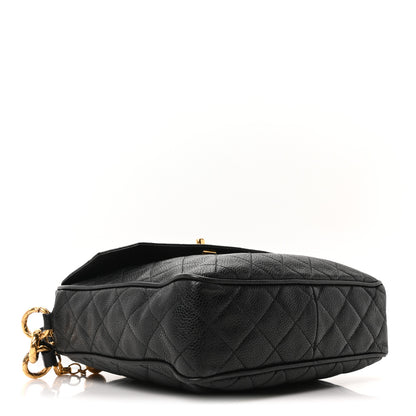 Chanel Caviar Quilted Flap Camera Case Black 4 of 11