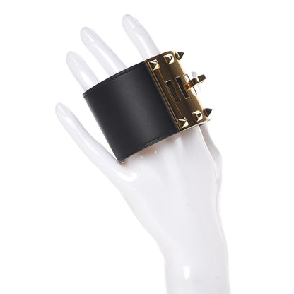 Hermes Chamonix Kelly Dog Bracelet L Black 2 of 7